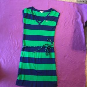 Blue & Green Lacoste Sweater Dress